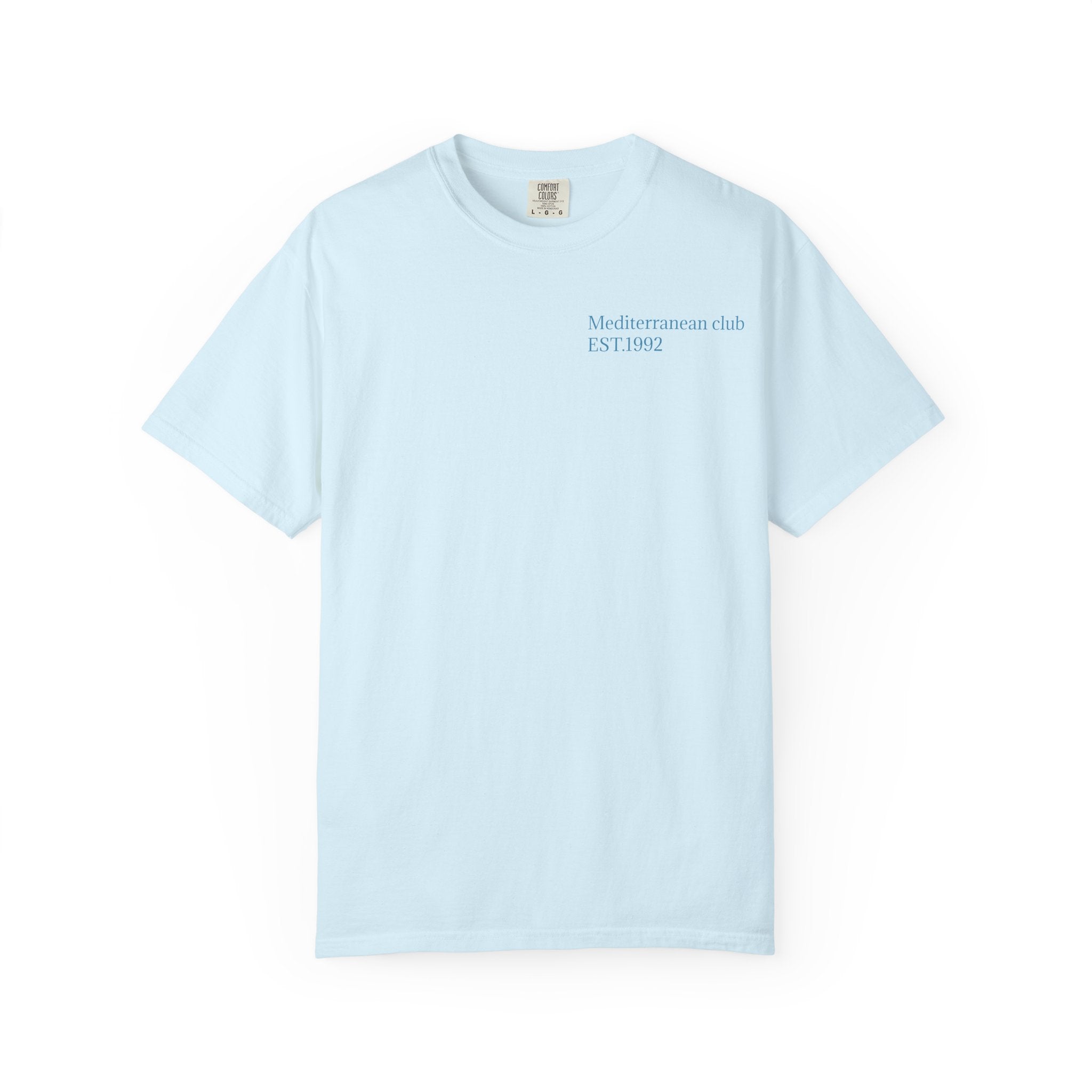 European Summer Destinations T-Shirt — Amalfi Mykonos Ibiza Monaco St. Tropez