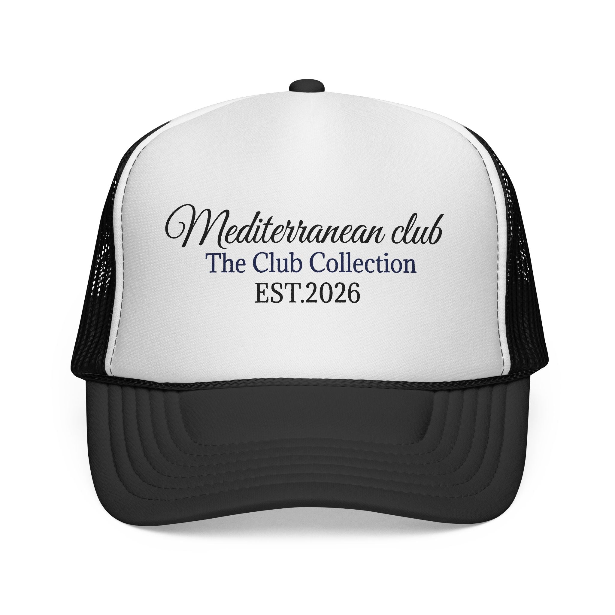 Mediterranean Club Trucker Hat - The Club Collection EST.2026