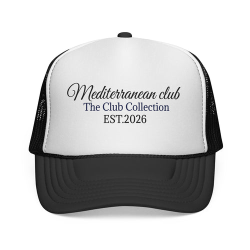 Mediterranean Club Trucker Hat - The Club Collection EST.2026