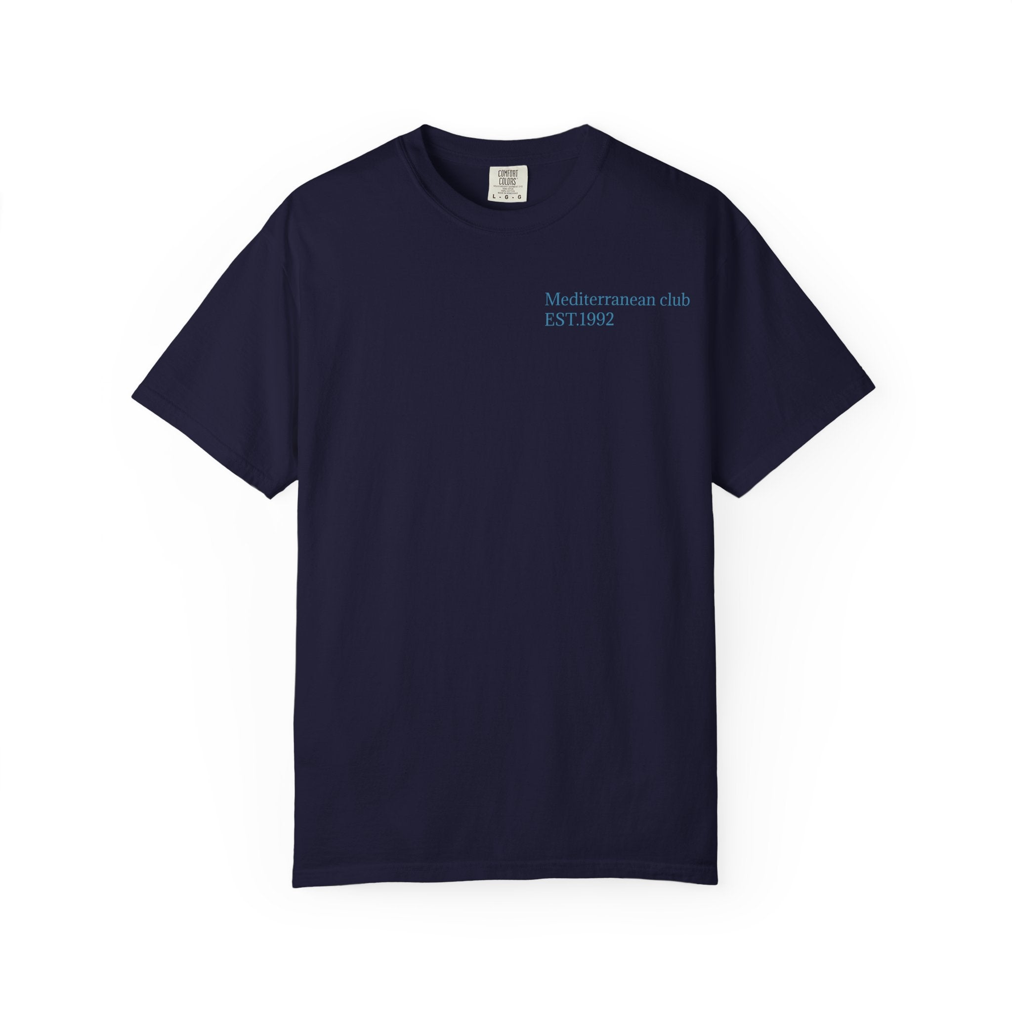 European Summer Destinations T-Shirt — Amalfi Mykonos Ibiza Monaco St. Tropez