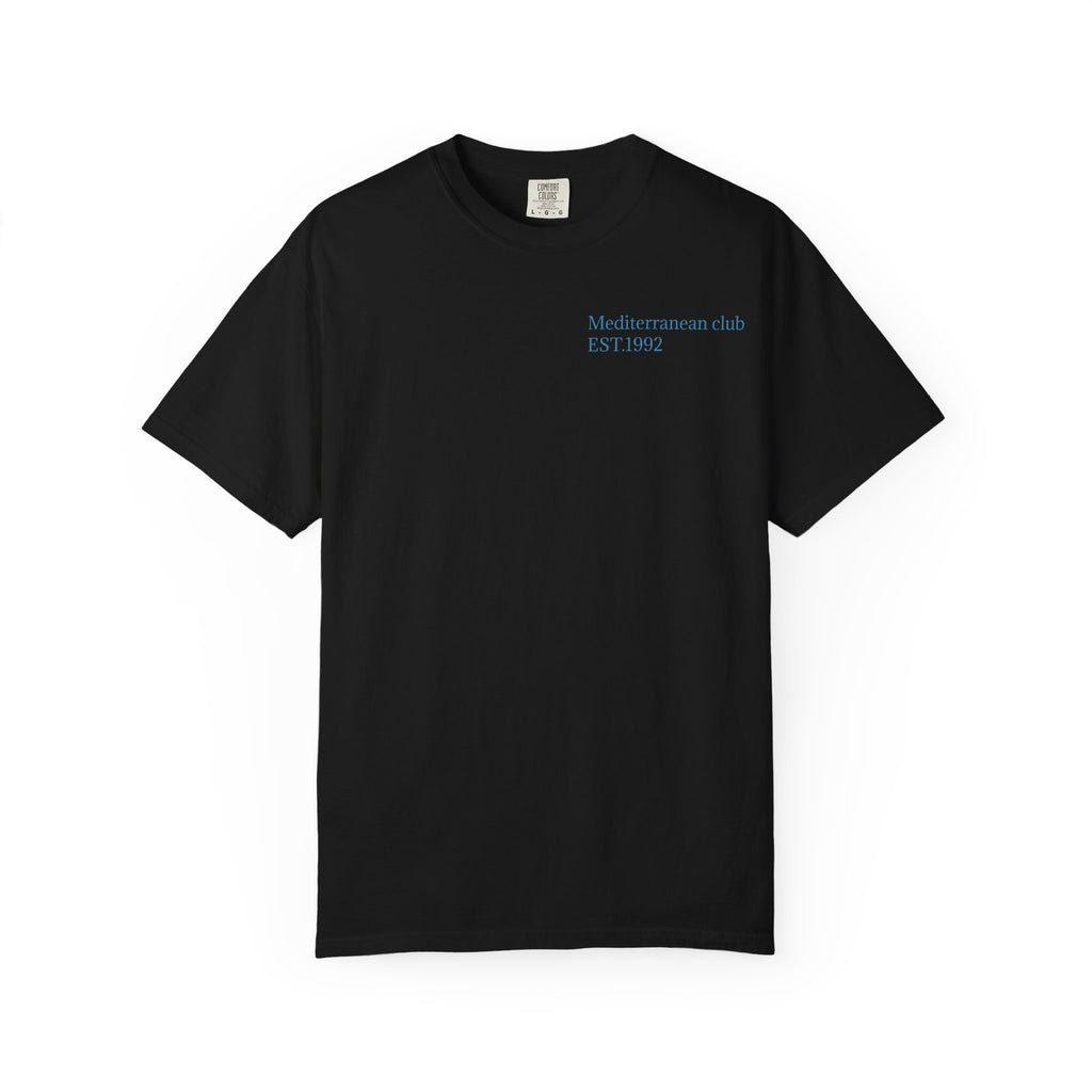 European Summer Destinations T-Shirt — Amalfi Mykonos Ibiza Monaco St. Tropez