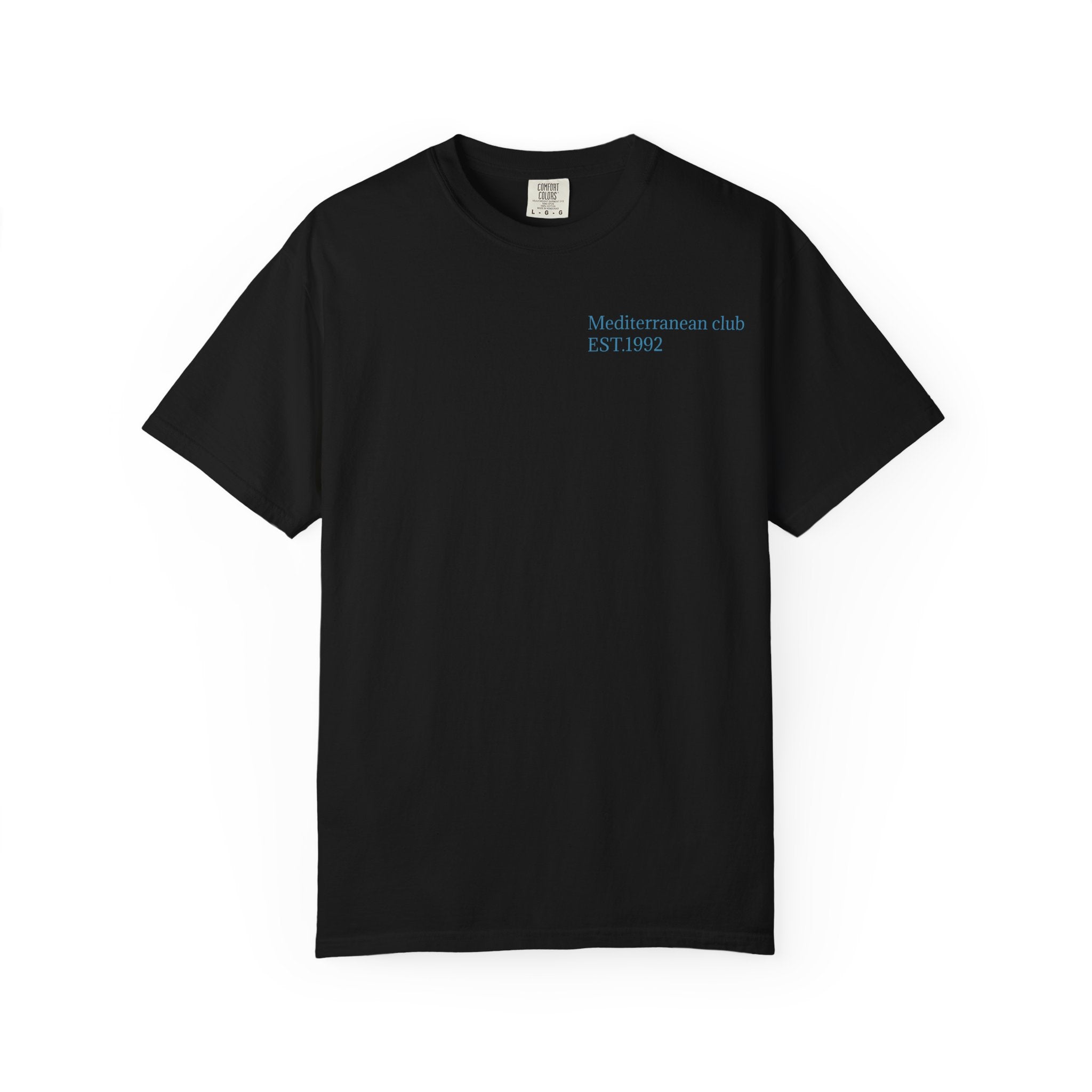 European Summer Destinations T-Shirt — Amalfi Mykonos Ibiza Monaco St. Tropez