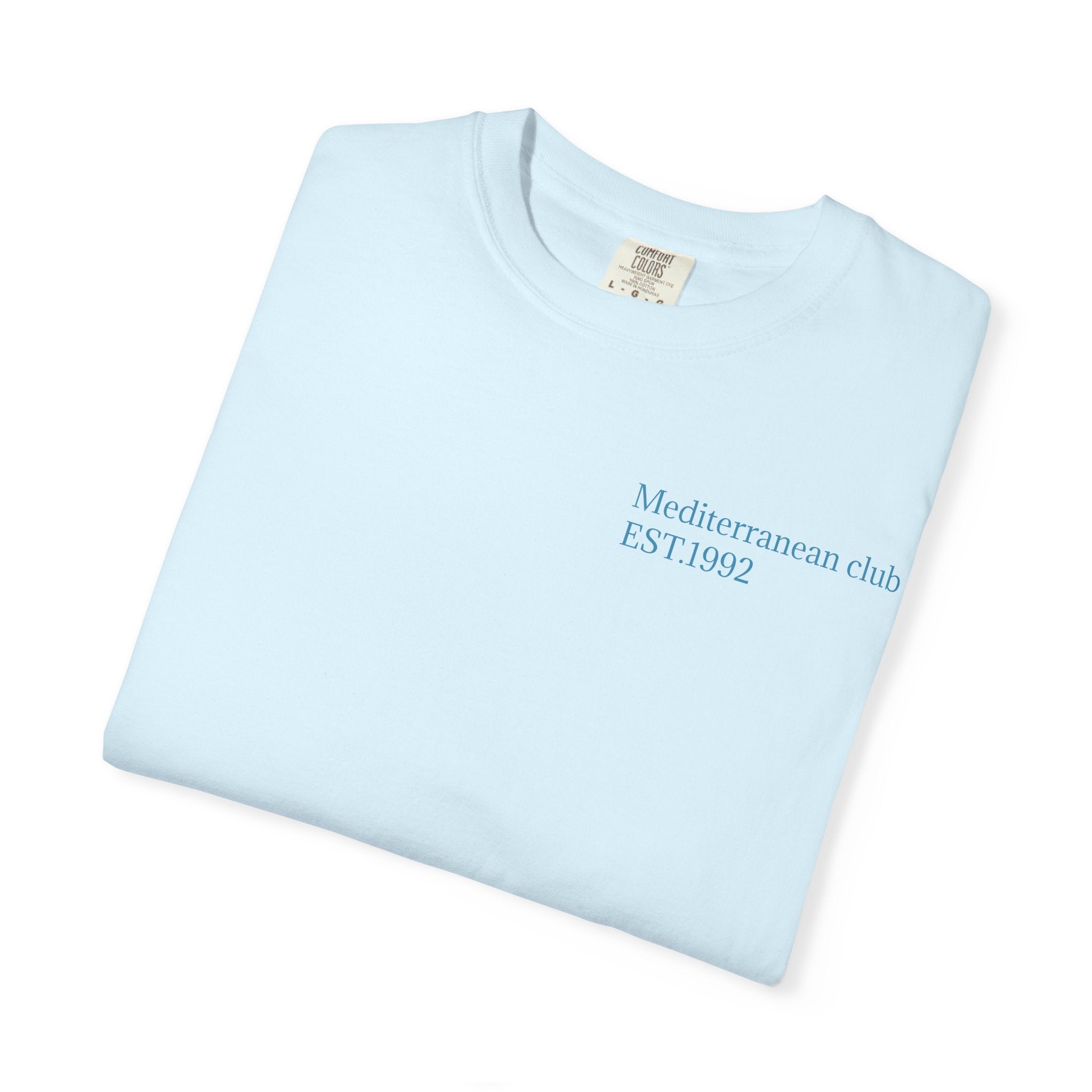 European Summer Destinations T-Shirt — Amalfi Mykonos Ibiza Monaco St. Tropez