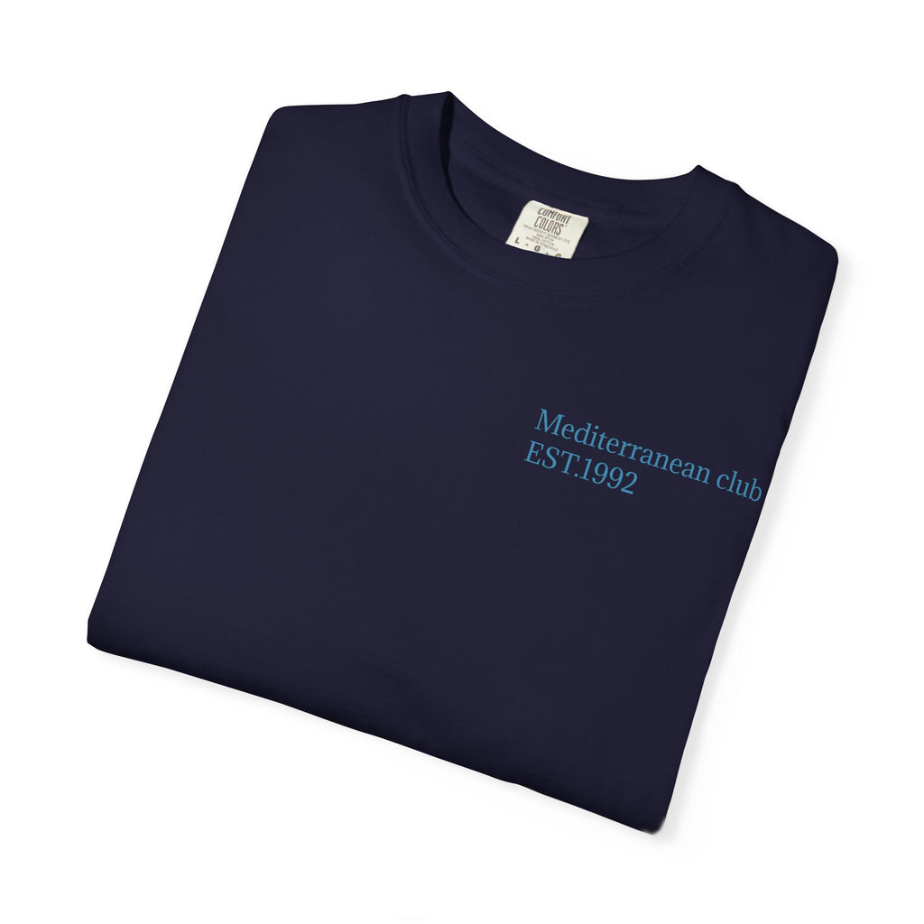 European Summer Destinations T-Shirt — Amalfi Mykonos Ibiza Monaco St. Tropez