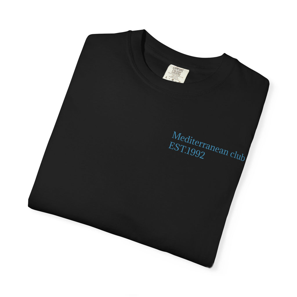 European Summer Destinations T-Shirt — Amalfi Mykonos Ibiza Monaco St. Tropez