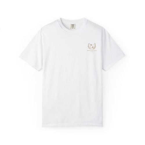 Mediterranean Coast Graphic T-Shirt — Scenic Amalfi-Inspired Beach Tee