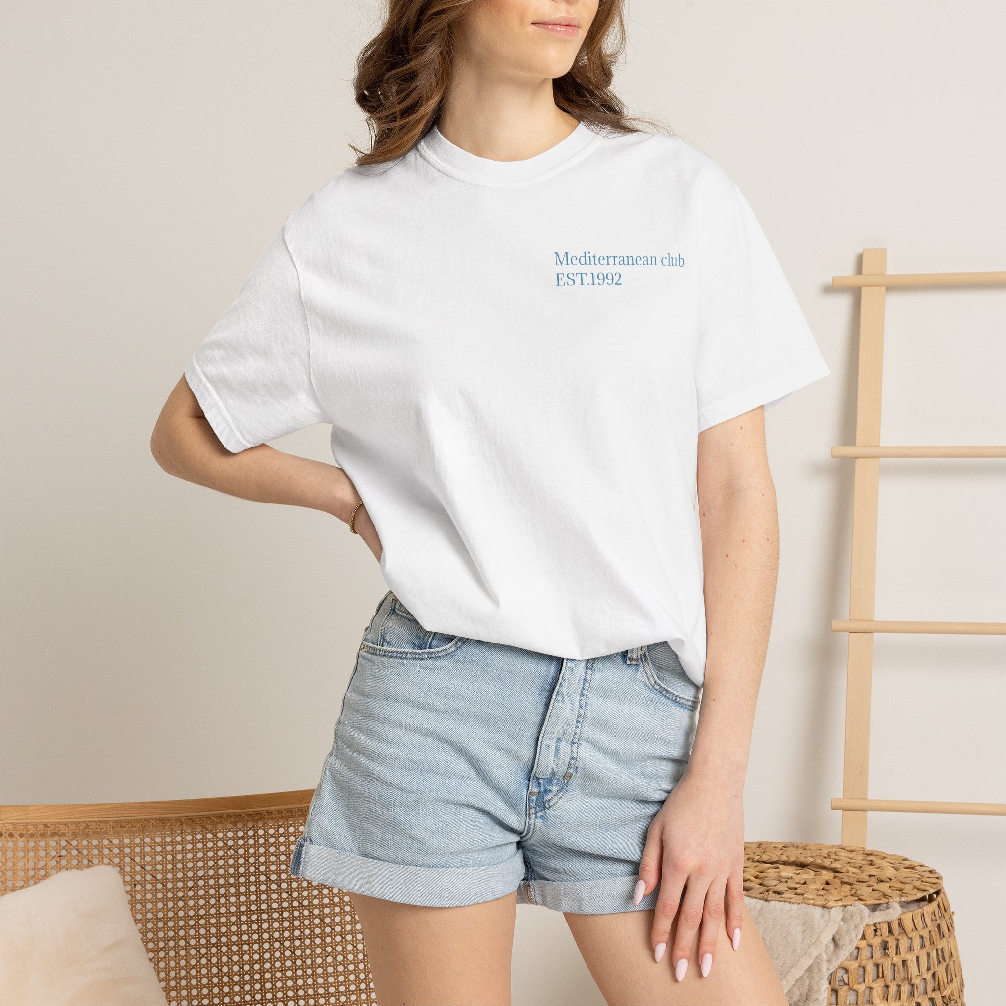 European Summer Destinations T-Shirt — Amalfi Mykonos Ibiza Monaco St. Tropez