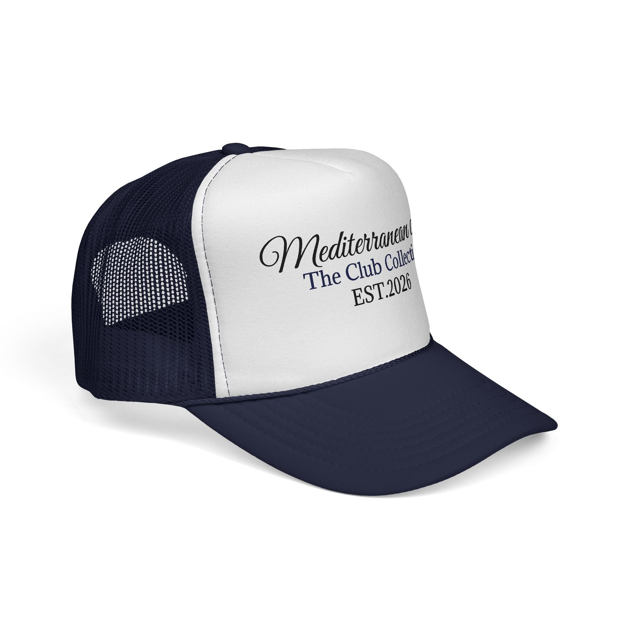 Mediterranean Club Trucker Hat - The Club Collection EST.2026